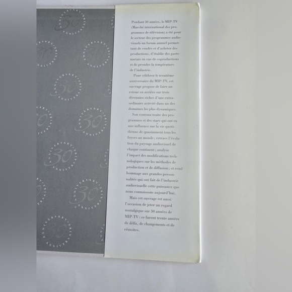 Mip-Tv 93 Thirty Years of Television hardcover - Picture 5 of 5